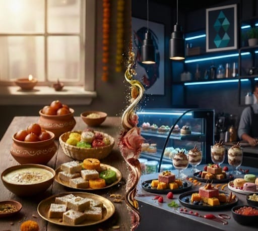 traditional and modern sweets